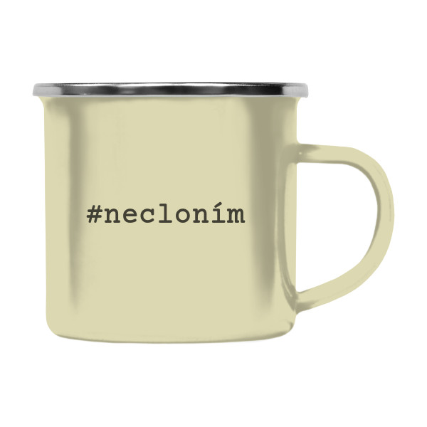 Barevný plecháček - nerezový lem s potiskem Necloním barevný plecháč