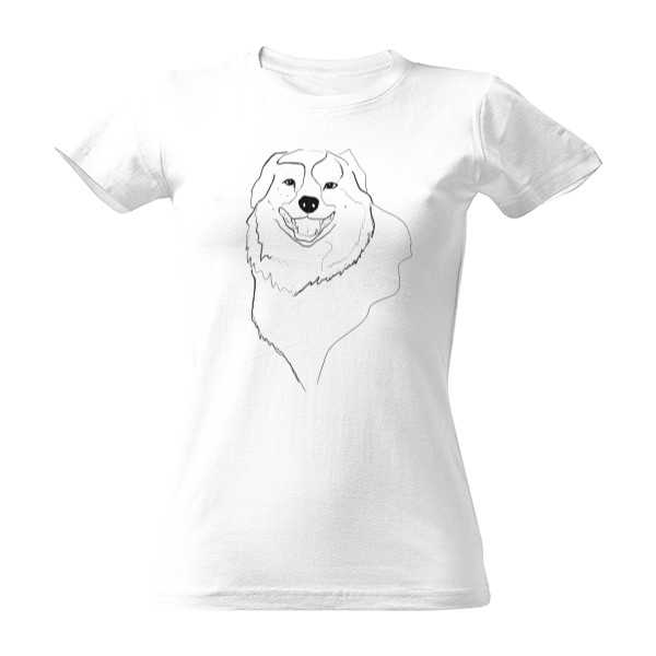 Tričko s potiskem Tým Australský ovčák - bez nápisu