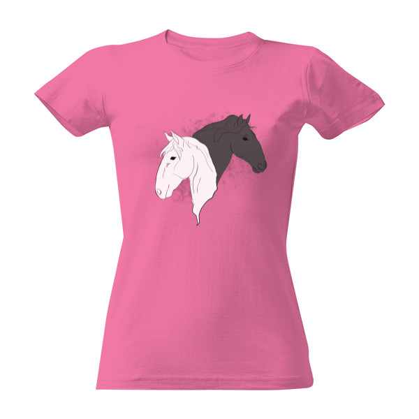 Tričko s potiskem Ying Yang koně